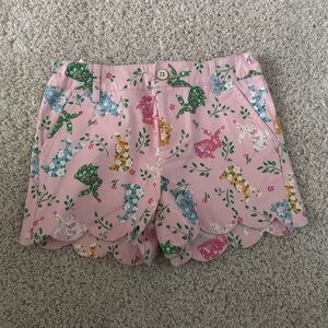 NWOT Pink Bunny Floral Girls size 8 Shorts